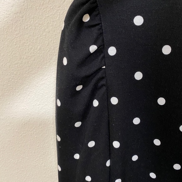 NWT Black polka dot dress - Picture 2 of 3
